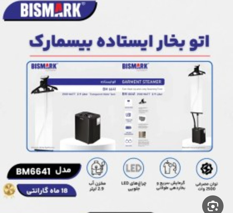 اتو بخار ایستاده بیسمارک مدل BM_6641