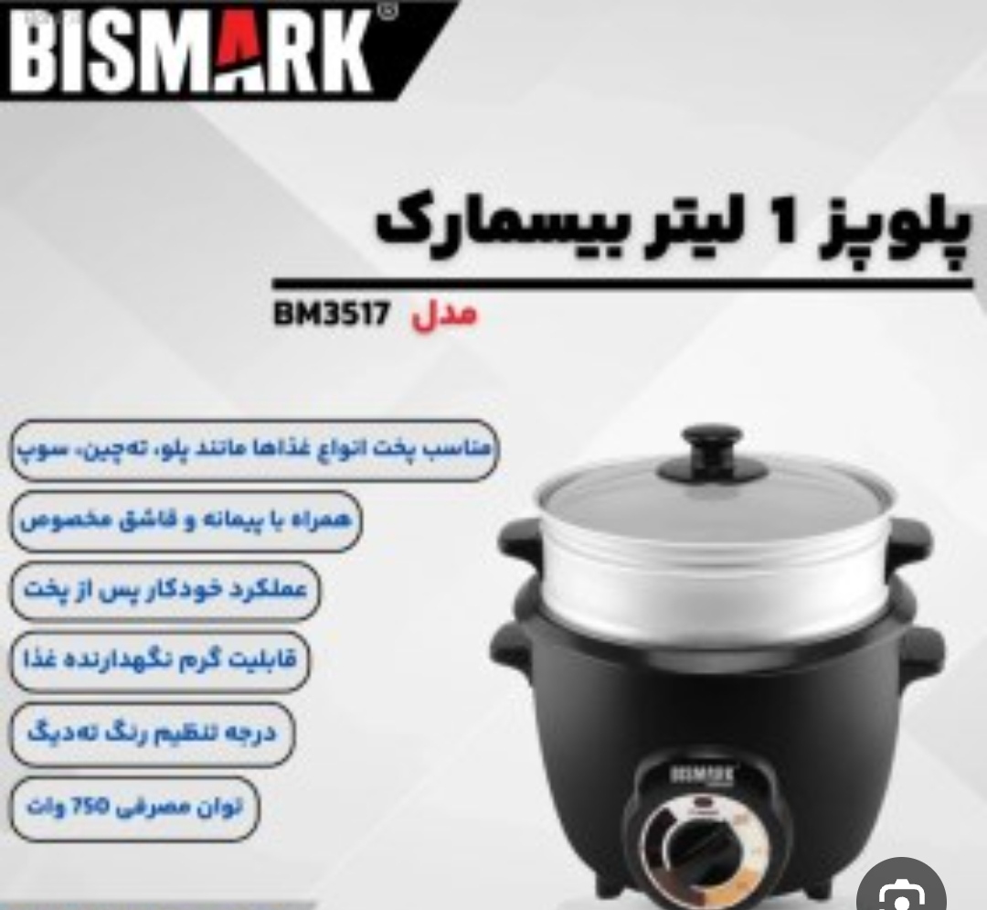 پلوپز ۱لیتر بیسمارک مدل bm3517