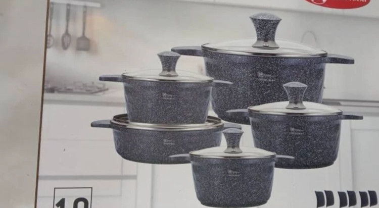سرویس ۱۰پارچه نانو گرانیت فوما ضدخش ژاپن مدل ۲۲۱۰