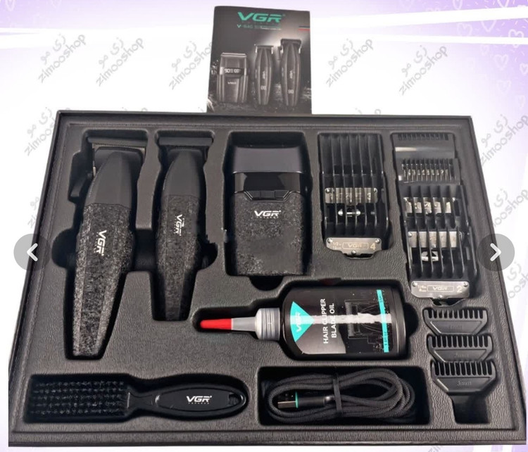 ست ماشین اصلاح حرفه ای وی جی آر مدلV_640S3