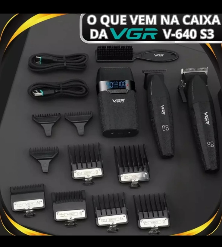 ست ماشین اصلاح حرفه ای وی جی آر مدلV_640S3