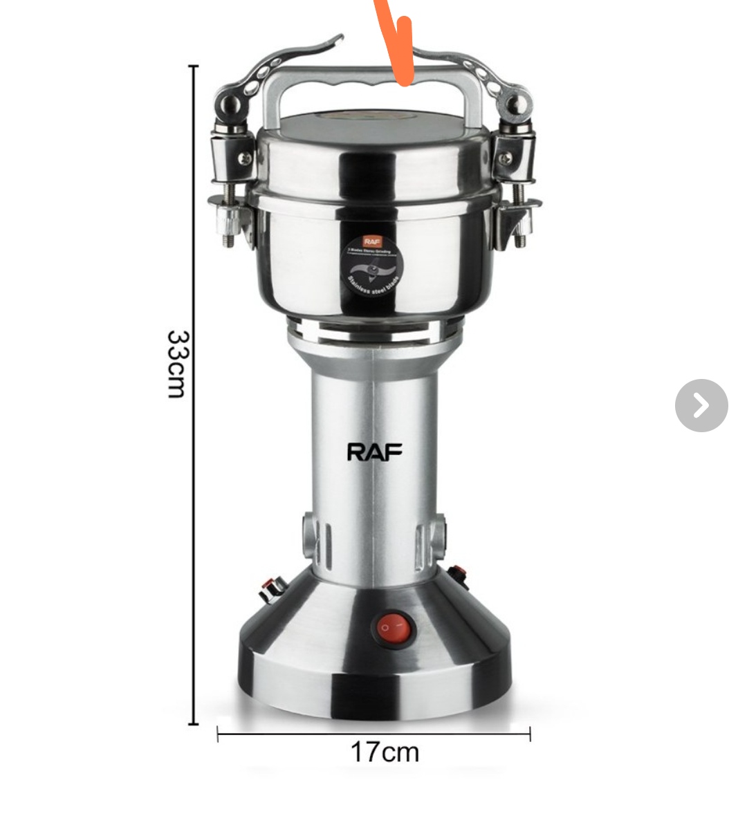آسیاب برقی صنعتی راف مدل R.7158
